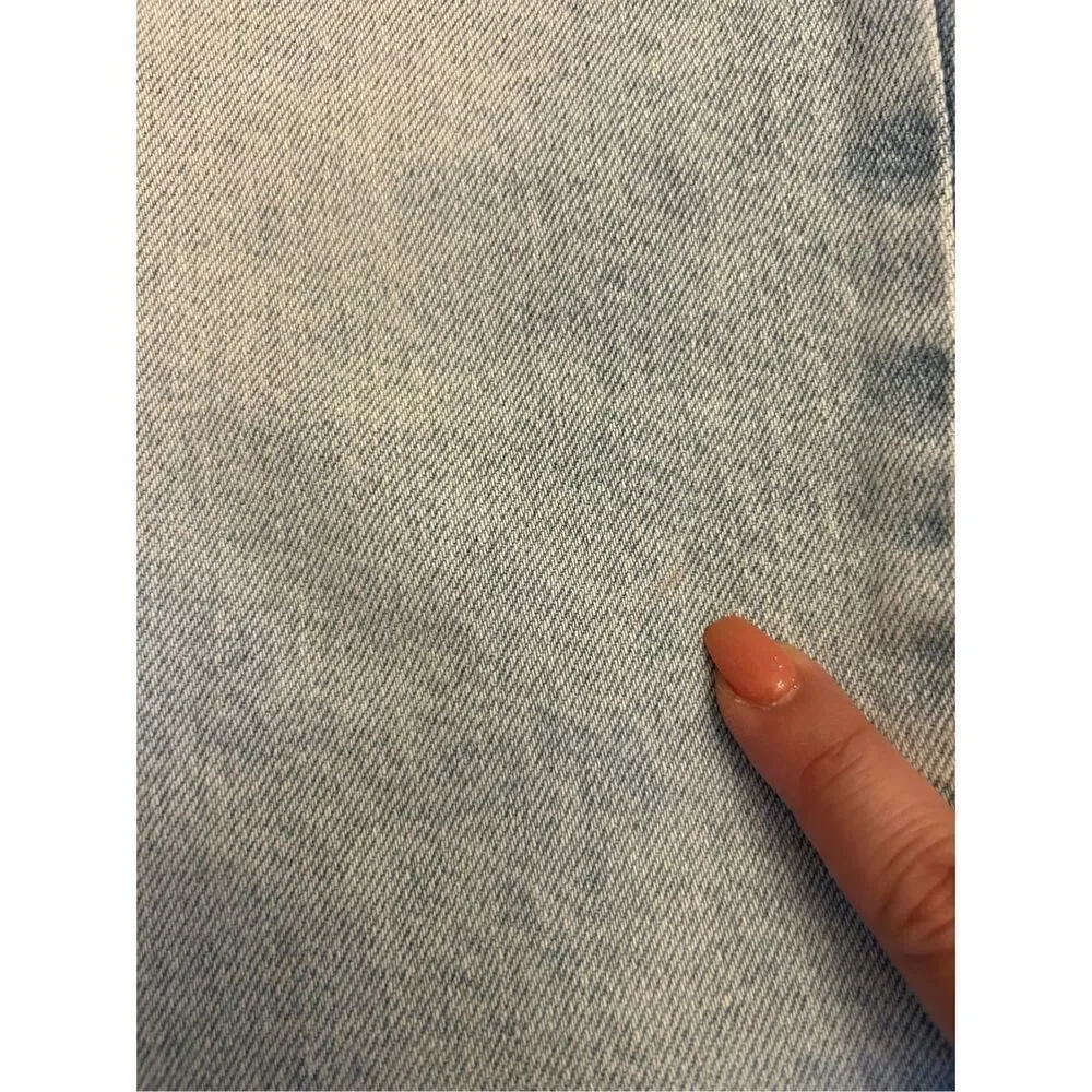 Talbots Wide-leg Crop Jean 4 Petite Fringe Detail  Maui Wash - Picture 10 of 10